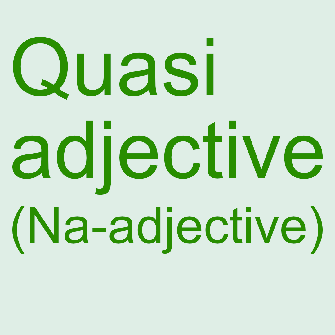 quasi-adjective